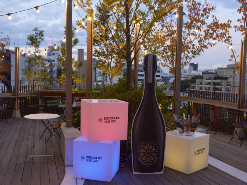 「THE PROSECCO DOC LIFESTYLE DRINKS & TALKS」の会場の様子