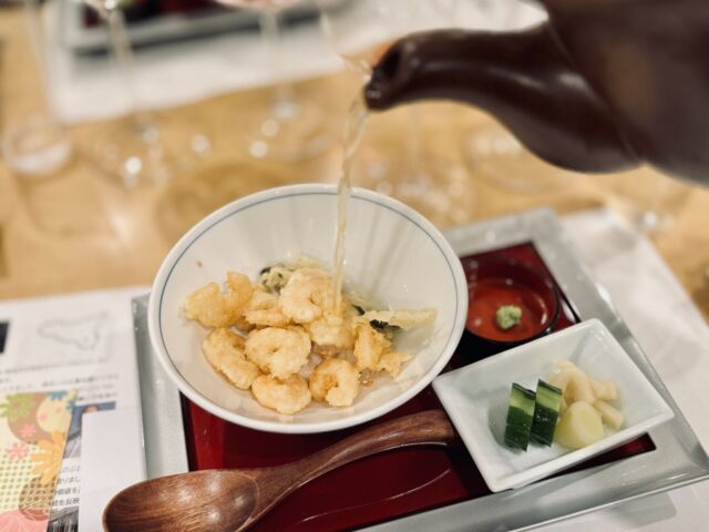 三重の芝海老の天茶